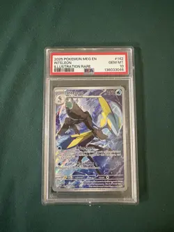 Pokemon 2025 MEG EN Inteleon Illustration Rare #142 PSA GEM MT 10 - Image 1