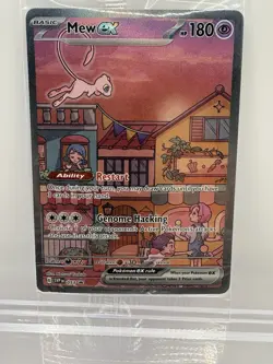 Pokemon TCG Mew EX 053 Scarlet & Violet 151 Black Star Promo Sealed NM - Image 1