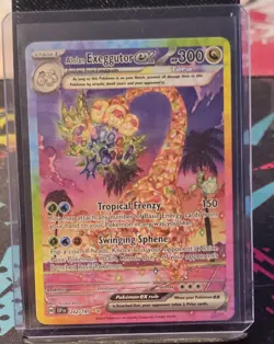 🇨🇦POKEMON SURGING SPARKS ALOLAN EXEGGUTOR EX SPECIAL ILLUSTRATION RARE 242/191 - Image 1