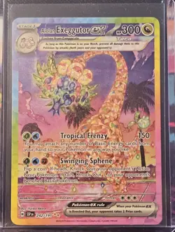 🇨🇦POKEMON SURGING SPARKS ALOLAN EXEGGUTOR EX SPECIAL ILLUSTRATION RARE 242/191 - Image 3