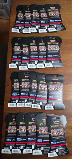 Pokemon Mega Evolution Sleeved Sealed Blister Pack Lot Of 20 Brand New - Image 2