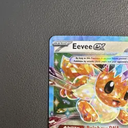 Pokemon TCG: 2025 Eevee ex 075/131-DOUBLE RARE HOLO-Prismatic Evolutions NM - Image 3