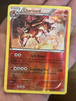Pokemon Charizard Holo Rare 19/113 Legendary Treasures Reverse Foil Pokemon TCG - Image 1