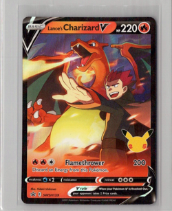 Lance's Charizard V SWSH133 - Pokemon Sword & Shield Promo Ultra Rare Card NM - Image 1