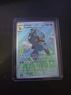Pokemon - Golurk Illustration Rare - Black Bolt 123/086 - NM - Image 1