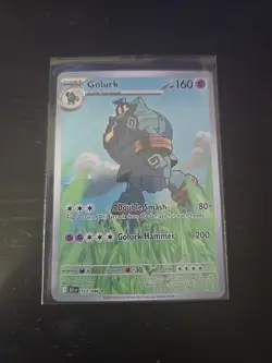 Pokemon - Golurk Illustration Rare - Black Bolt 123/086 - NM - Image 3