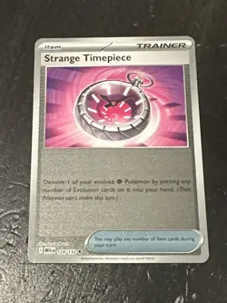 Pokemon Strange Timepiece 128/132 | Reverse Holo | Me01 Mega Evolution - Image 1