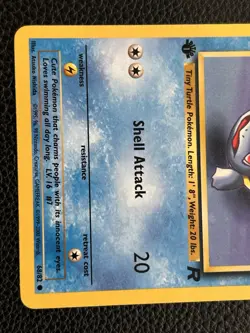 Squirtle 68/82 Team Rocket 1st Edition Pokemon TCG - Image 3