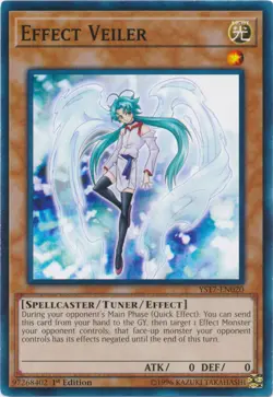 Yugioh! MP Effect Veiler - YS17-EN020 - Common - 1st Edition Moderately Played, - Image 1