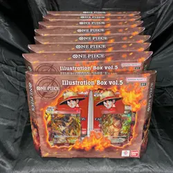 One Piece Card Game TCG Illustration Box Vol 5 - Lot Of 8 Brand new, Sealed - Image 1