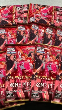 One Piece TCG Heroines Edition EB-03 Sealed Booster Packs x10 - Image 1