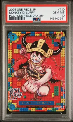 2025 ONE PIECE JPN PREMIUM COLLECTION ONE PIECE DAY'25 MONKEY D LUFFY PSA 10 - Image 1