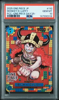 2025 ONE PIECE JPN PREMIUM COLLECTION ONE PIECE DAY'25 MONKEY D. LUFFY PSA 10 - Image 1