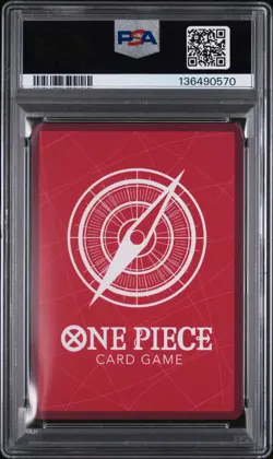 2022 ONE PIECE OP01-ROMANCE DAWN ALTERNATE ART-ERRATA MONKEY D. LUFFY PSA 10 - Image 2
