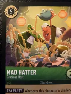 Mad Hatter - Gracious Host 86/204 Uncommon The First Chapter Disney Lorcana TCG - Image 2