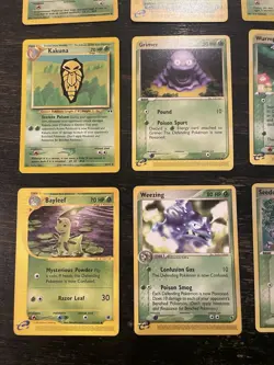 Pokemon TCG EX Ruby & Sapphire Nintendo Grass Type 25 Card Lot Vintage - Image 2