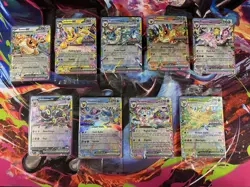 COMPLETE Eeveelution English EX 9 Card Set NM Prismatic Evolutions - Image 1