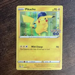 Pokemon Card Pikachu Pokemon Card GO Holo Rare 028/078 Near Mint Condition - Image 1