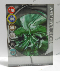 Bakugan Card - Tornado Alley - Silver Gate Card - BA139 - 7/48 - 2008 - Image 1