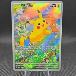 Pokemon Pikachu 088 SVP Scarlet & Violet Promo Holo Card 2024 English Basic - Image 1