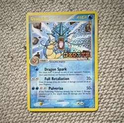 Pokemon TCG Gyarados 8/107 EX Deoxys Rare Holo 90 HP Card 2005 Card Stock - Image 1
