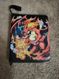 Holo lot* Pokemon TCG Binder and cards Collection 70 Card All holographic Lot - Image 1