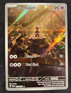 Pokemon TCG Sandygast Scarlet & Violet Paldea Evolved Card 214/19 NM Condition - Image 1