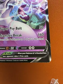 Pokemon TCG Mewtwo v Full Art Holo Ultra Rare Card 030/078 NM 1800 - Image 5