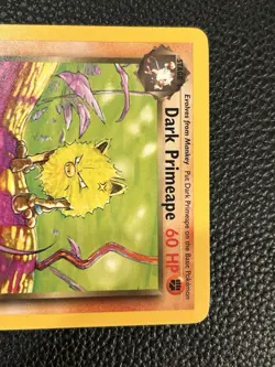Dark Primeape 43/82 Team Rocket 1st First Edition Pokemon Card In NM Condition - Image 2