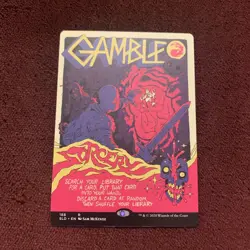 Gamble Secret Lair Drop Regular Card Game Near Mint Condition Magic MTG NM - Image 1