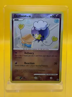 DRIFLOON 61/100 Reverse Holo Majestic Dawn Pokemon Card 2008 MP - Image 1