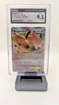 Dragonite EX 72/108 XY Evolutions CGC 9.5 Mint Graded Pokemon Card - Image 1