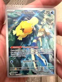 Misty's Psyduck Holo Illustration Rare Card 193/182 Sv10: Destined Rivals - Image 1