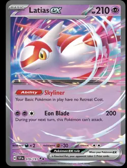 Latias EX 076/191 Surging Sparks Double Rare Holo Card - Image 1