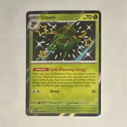 Pokemon Gloom Holo Stage 1 SV Paldean Fates Card 093/091 70 HP Grass - Image 1