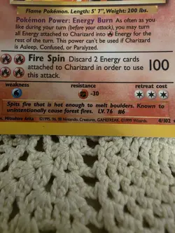 Pokemon Charizard Card Pre-owned - Image 4