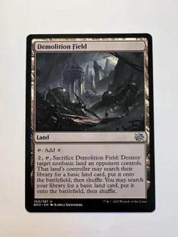 Demolition Field - MTG The Brothers' War - NM - Image 1