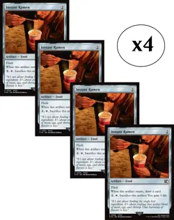 Instant Ramen - x4 - Final Fantasy CUC NM MTG - Image 1