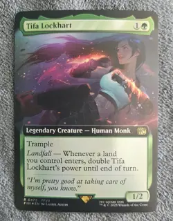 Tifa Lockhart (Extended Art) Foil R FIN 473 NM mtg - Image 1