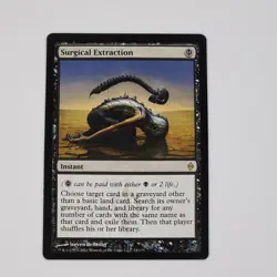 Surgical Extraction MTG New Phyrexia Black Rare Instant NM Magic The Gathering - Image 1
