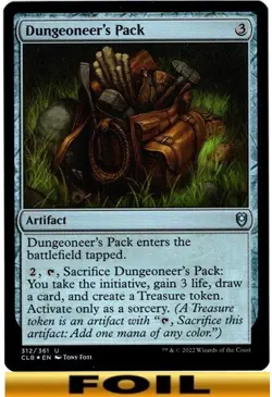 Dungeoneer's Pack ** FOIL ** Commander Legends: Baldur's Gate CUC MTG - Image 1