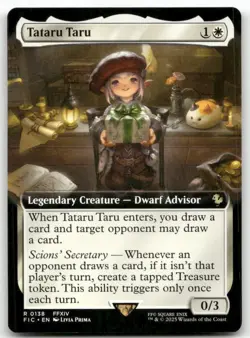 Tataru Taru (Extended Art) 138 MTG Commander: FINAL FANTASY R NM - Image 1