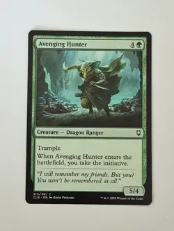 Avenging Hunter (215) Commander Legends: Battle For Baldur's Gate MTG NM - Image 1
