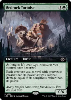 Bedrock Tortoise (Extended Art) R The Lost Caverns of Ixalan 378 NM - Image 1