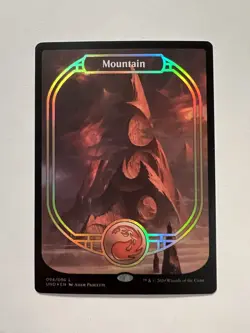 Mountain - FOIL FULL ART - MTG Unsanctioned - NM - Image 1