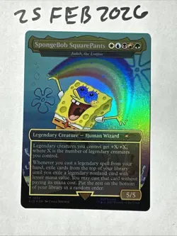 SpongeBob SquarePants - Jodah, the Unifier (Rainbow Foil) Secret Lair Drop Foil - Image 1