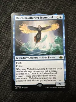 Malcolm, Alluring Scoundrel The Lost Caverns of Ixalan Regular - Image 1