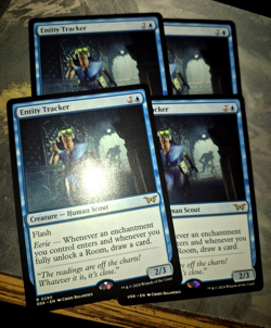 Entity Tracker x4 Playset Duskmourn MTG x2 Monster/x2 No Monster - Image 1