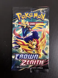 21.7g! HEAVY Crown Zenith Booster Pack Pokemon Factory Sealed English Mint - Image 2