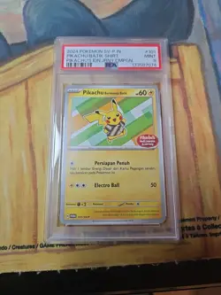 2024 POKEMON INDONESIAN SV-P PROMO #101 PIKACHU IN BATIK SHIRT PSA 9 - Image 1